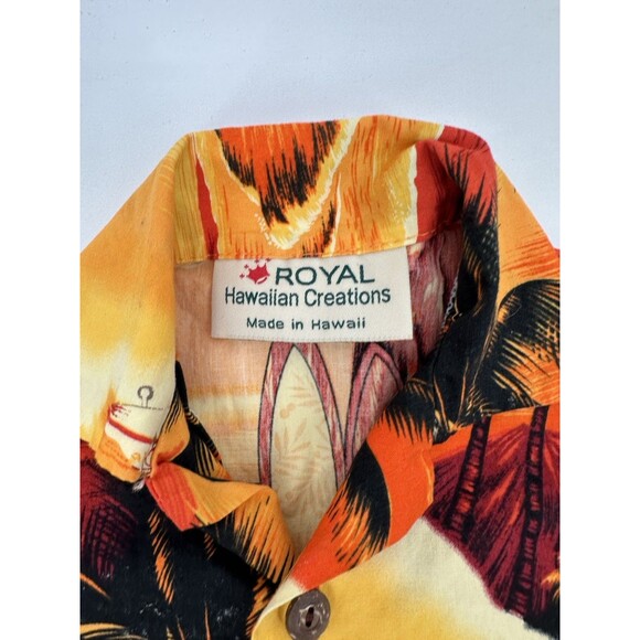 Royal Hawaiian Creations Kids Hawaiian Shirt, tuddler 12 Months - Picture 3 of 6